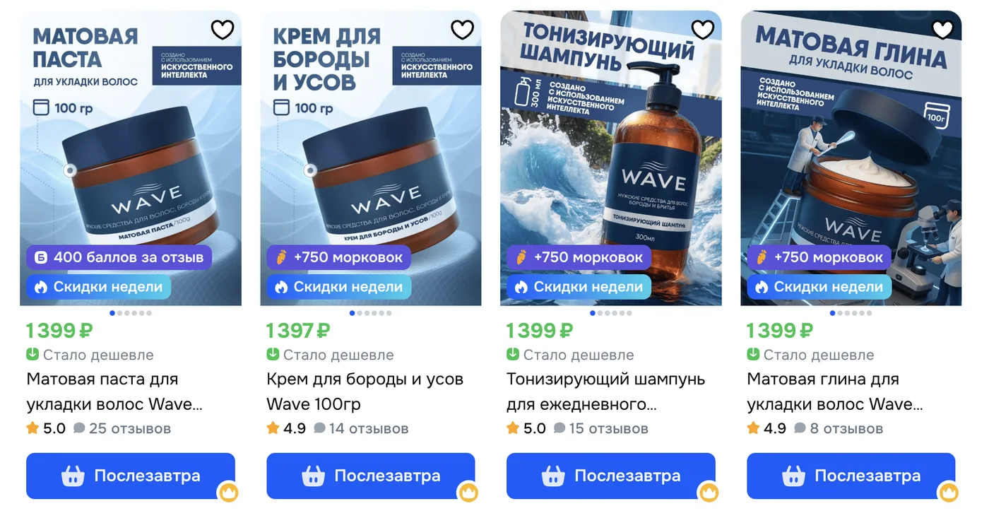 Тестирую и разбираю бренд мужской косметики, созданный нейросетями. Инновация или хайповый маркетинг?